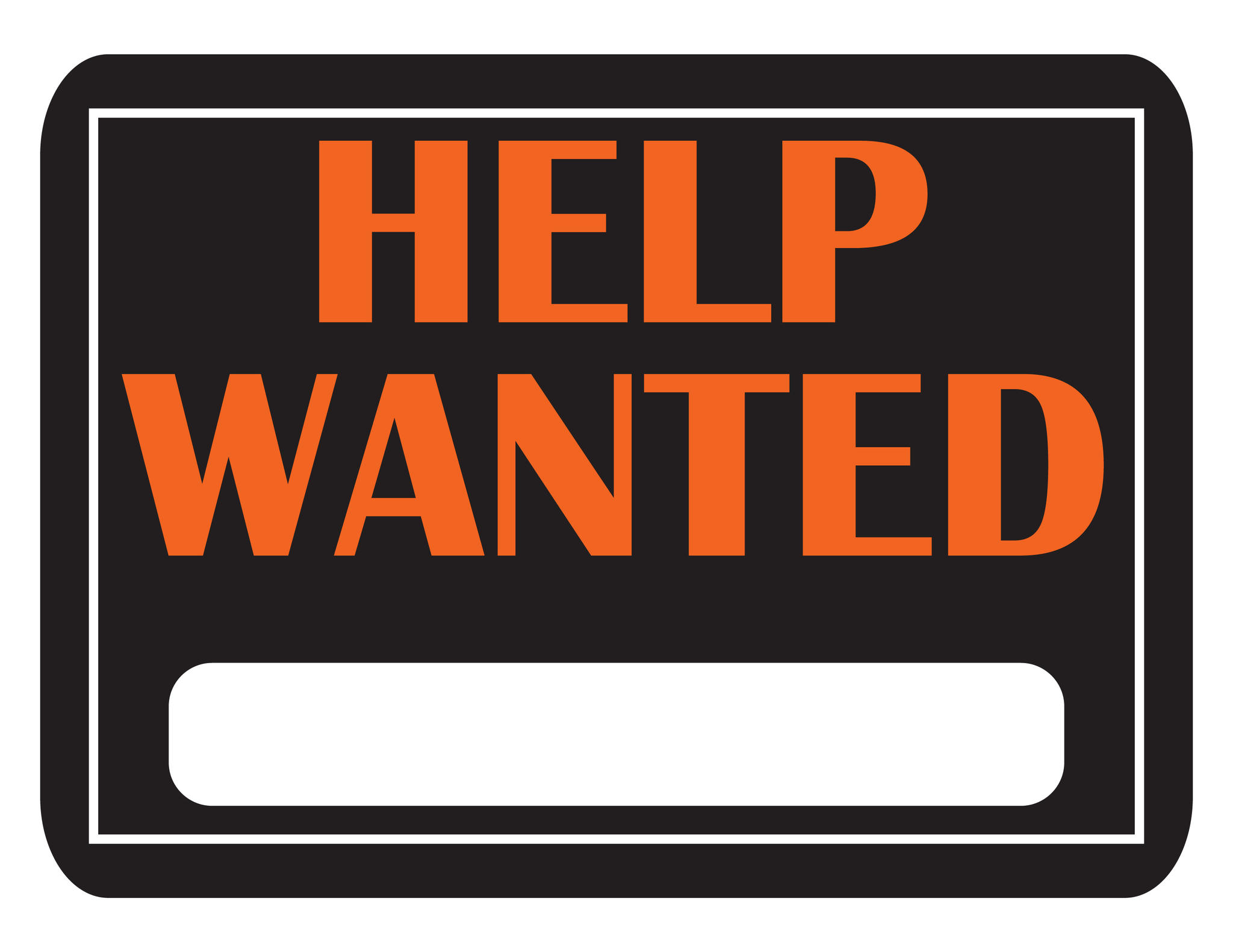 Word Help Wanted Clipart