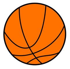 Here is some basketball clipart. My counsin loves basketball and basketball clipart.
