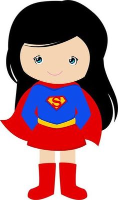 Menina Superman Morena | #daJuuh Superhero Classroom, Superhero Birthday  Party, Superman Party,