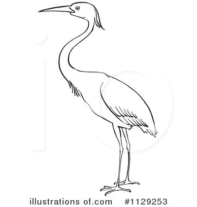 Heron Clipart 1129253 Illustration By Picsburg