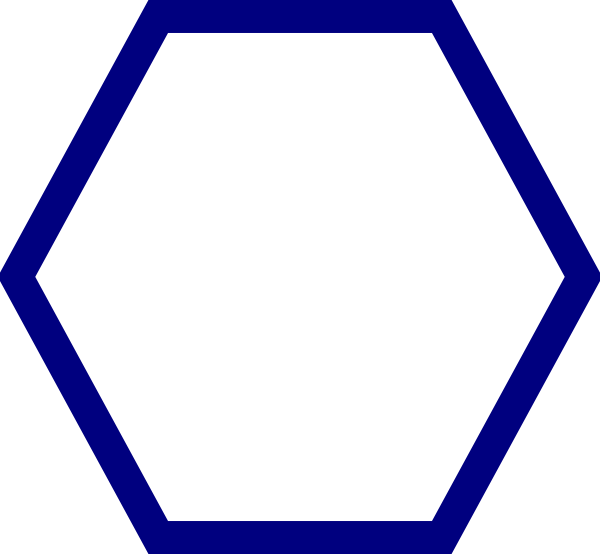 hexagon shape clip art