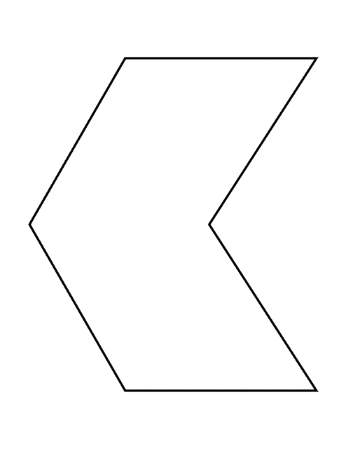 Irregular Concave Hexagon - Hexagon Clipart