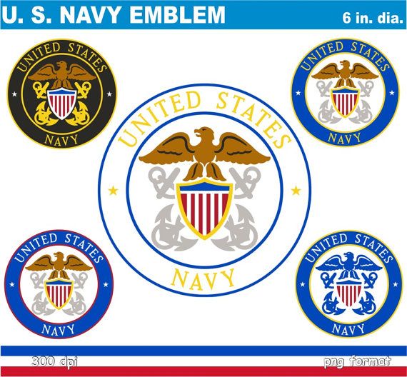 Hey, I found this really awes - Navy Logo Clip Art