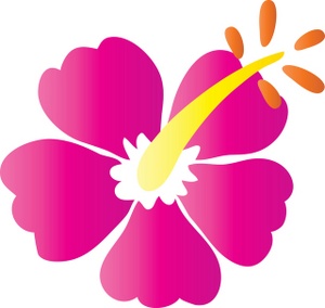 Flower Clip Art Hawaiian .
