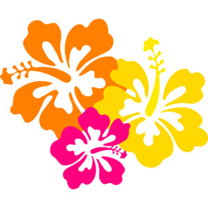 Hibiscus Flowers 4.5 clip art