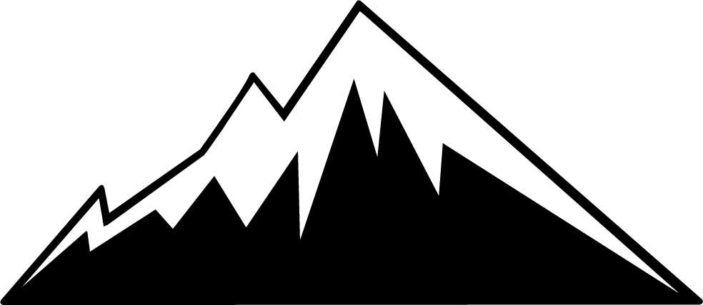 Hidef mountain clip art at . - Mountain Clipart Black And White