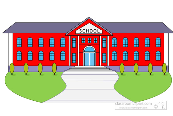 high school building. Size: 9 - Free Clipart School