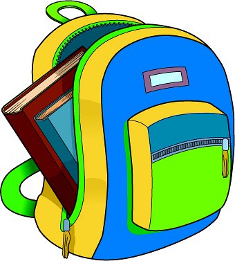 Hiking backpack clipart free clipart images