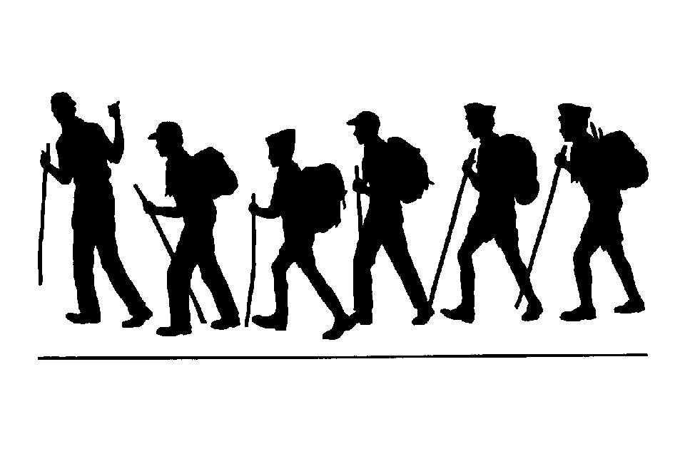 Hiking what to take with for  - Hiking Clipart