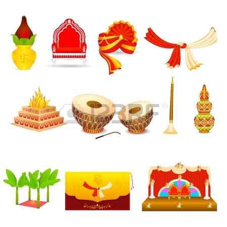 Indian Wedding Clipart