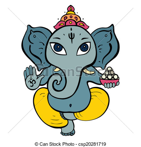 Hindu God Ganesha. - csp20281719