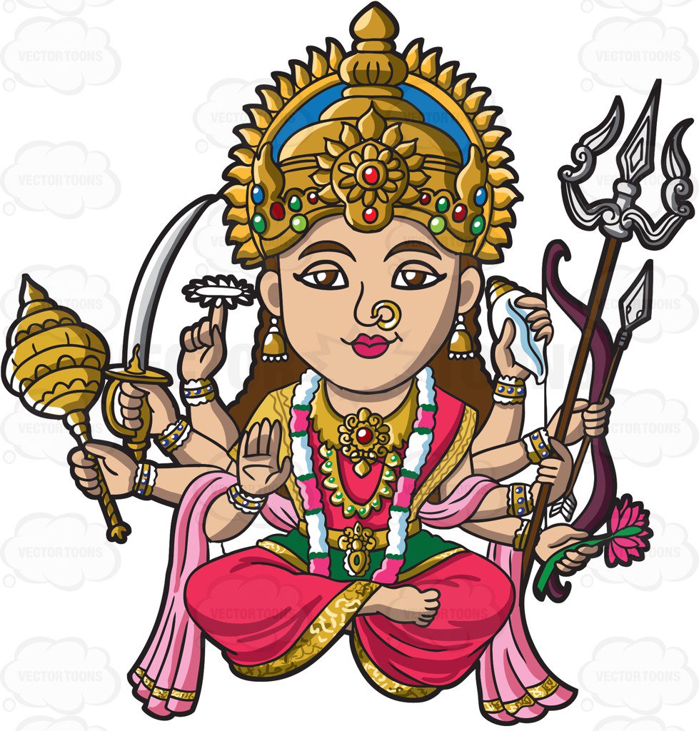The Hindu Goddess Durga