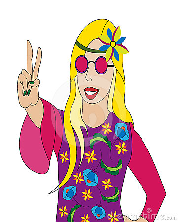 hippie clipart