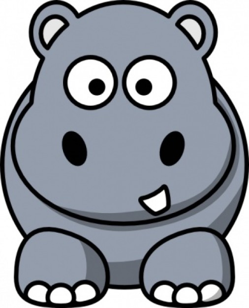 hippo clipart - Hippo Clip Art