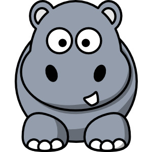 Hippo clip art - Clip Art Hippo