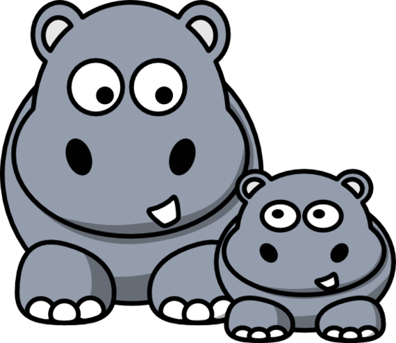Hippo Clip Art Vector Online Royalty Free And Public Domain