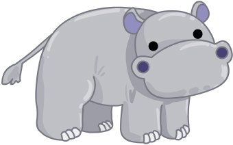 Clipart hippo clipart 2 image