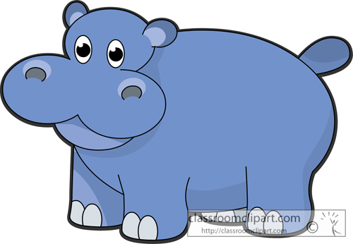 Hippo clipart image