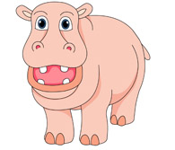 hippo. Size: 51 Kb - Hippopotamus Clipart