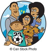 Hispanic Family - Hispanic Clipart