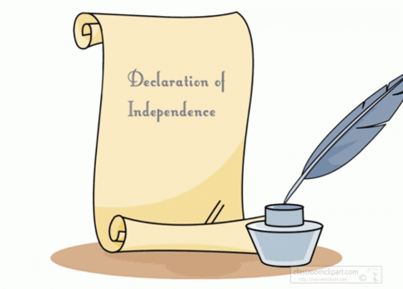 history animated clipart . - Declaration Of Independence Clipart