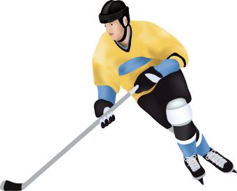 Hockey Clip Art - Hockey Player Clipart