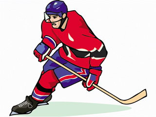 Hockey clip art images free .