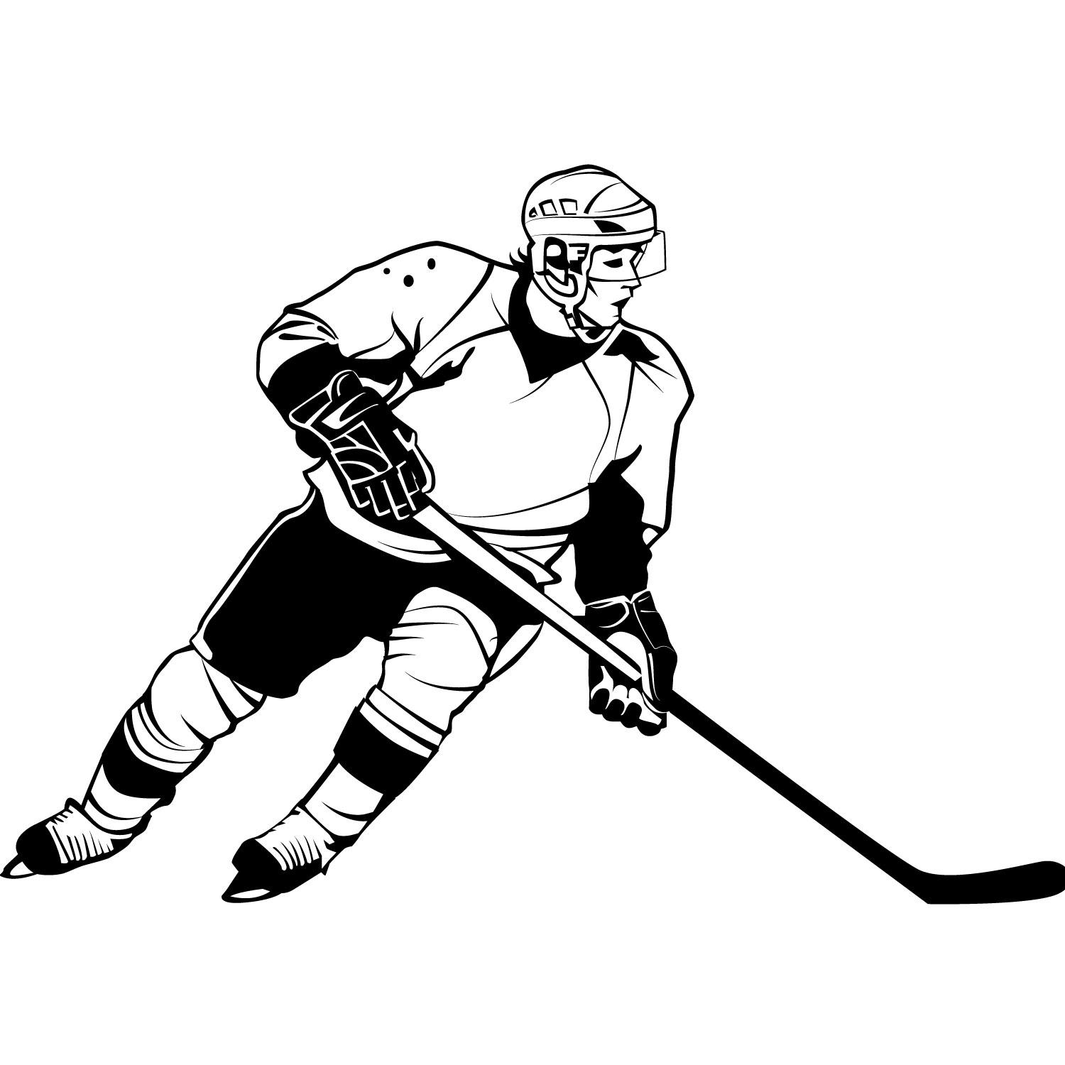 Ice Hockey Player Clipart #1 - Hockey Clipart