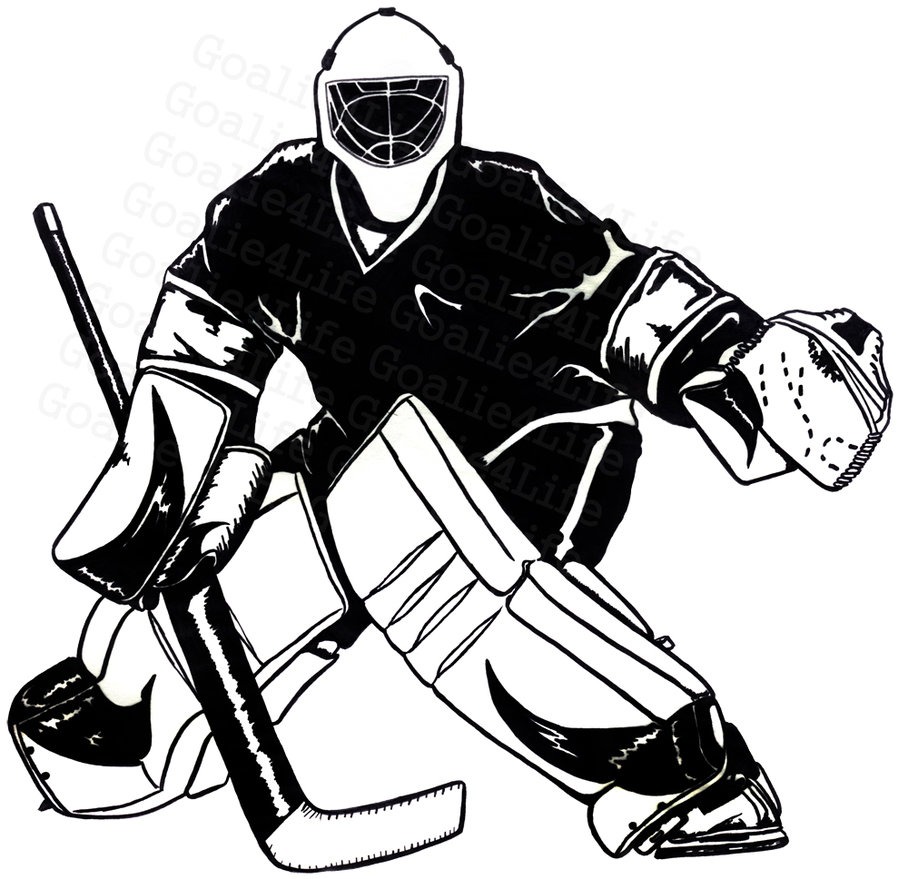 Hockey Goalie Clipart Cliparts Co