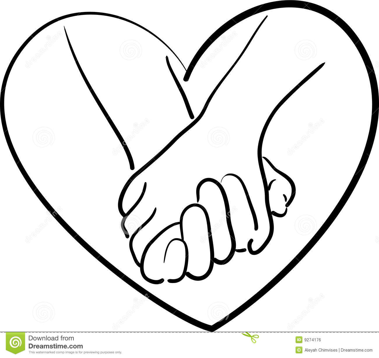 Holding Hands Royalty Free Stock Image Image 9274176