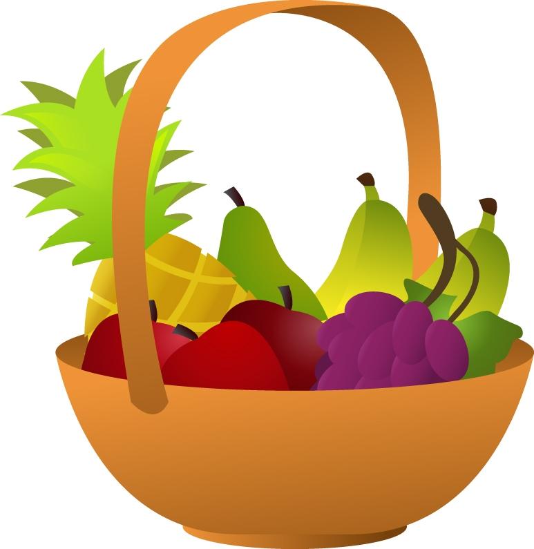 Healthy Food Border Clipart .