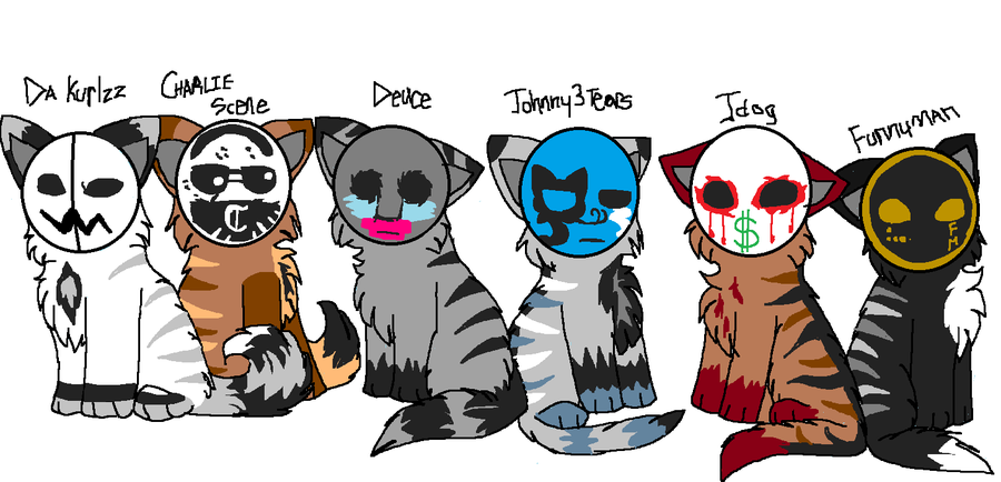 Hollywood Undead Cats by CascadingSerenity ClipartLook.com 