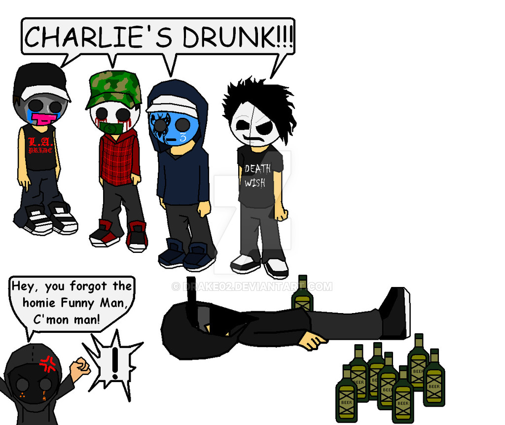 Hollywood Undead :iconclearguitar: ClearGuitar 953 160 Charlie Sceneu0027s  Drunk :WIP: by Drake02