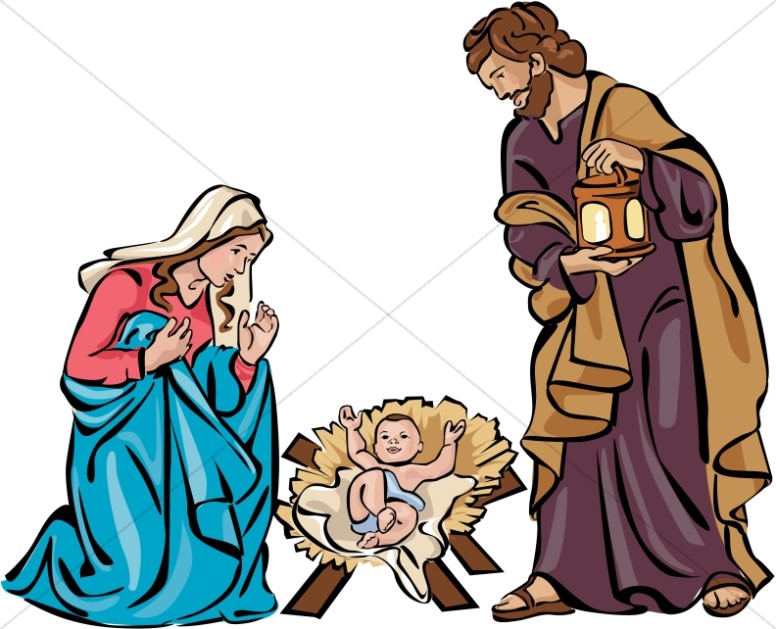 Free Nativity Clipart Silhoue