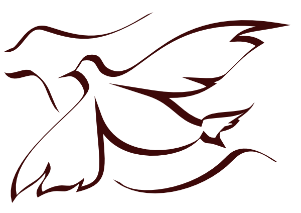 Holy Spirit Dove Clipart Blac
