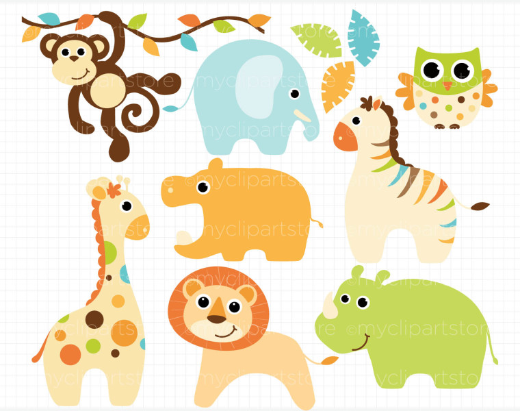 Baby Animals Clip Art Set