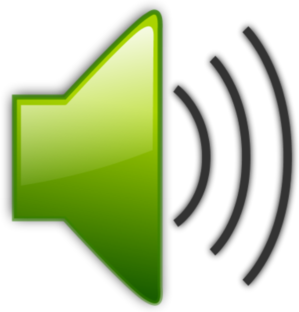 Wave Audio Simple Icon With D