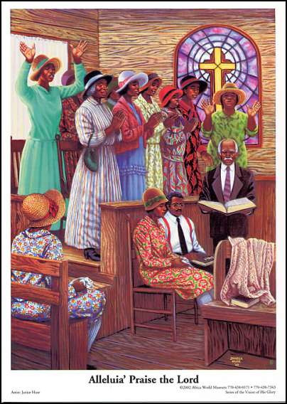 African American Praying .