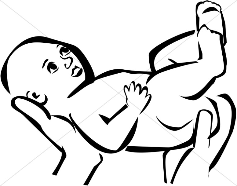 Home Church People Clipart Re - Newborn Baby Clipart