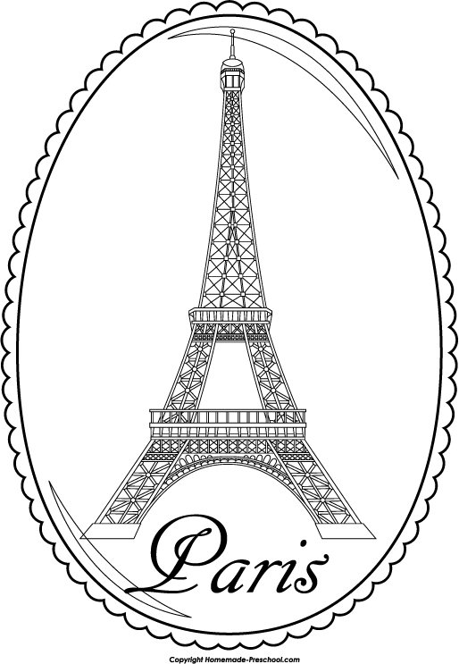 Eiffel Tower Paris Clipart