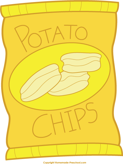 Home Free Clipart Picnic Clipart Potato Chip Bag