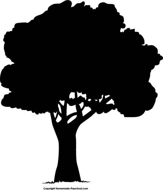 Home Free Clipart Silhouette Clipart Silhouette Tree