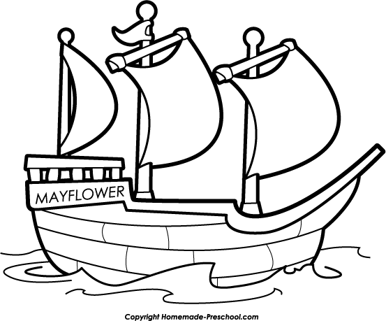 Home Free Clipart Thanksgiving Clipart Mayflower Ship