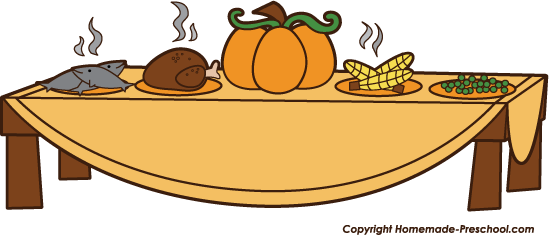 Home Free Clipart Thanksgiving Clipart Thanksgiving Dinner One