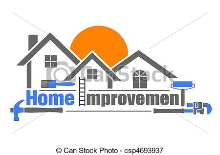 ... Home Improvement - An ill - Home Improvement Clipart