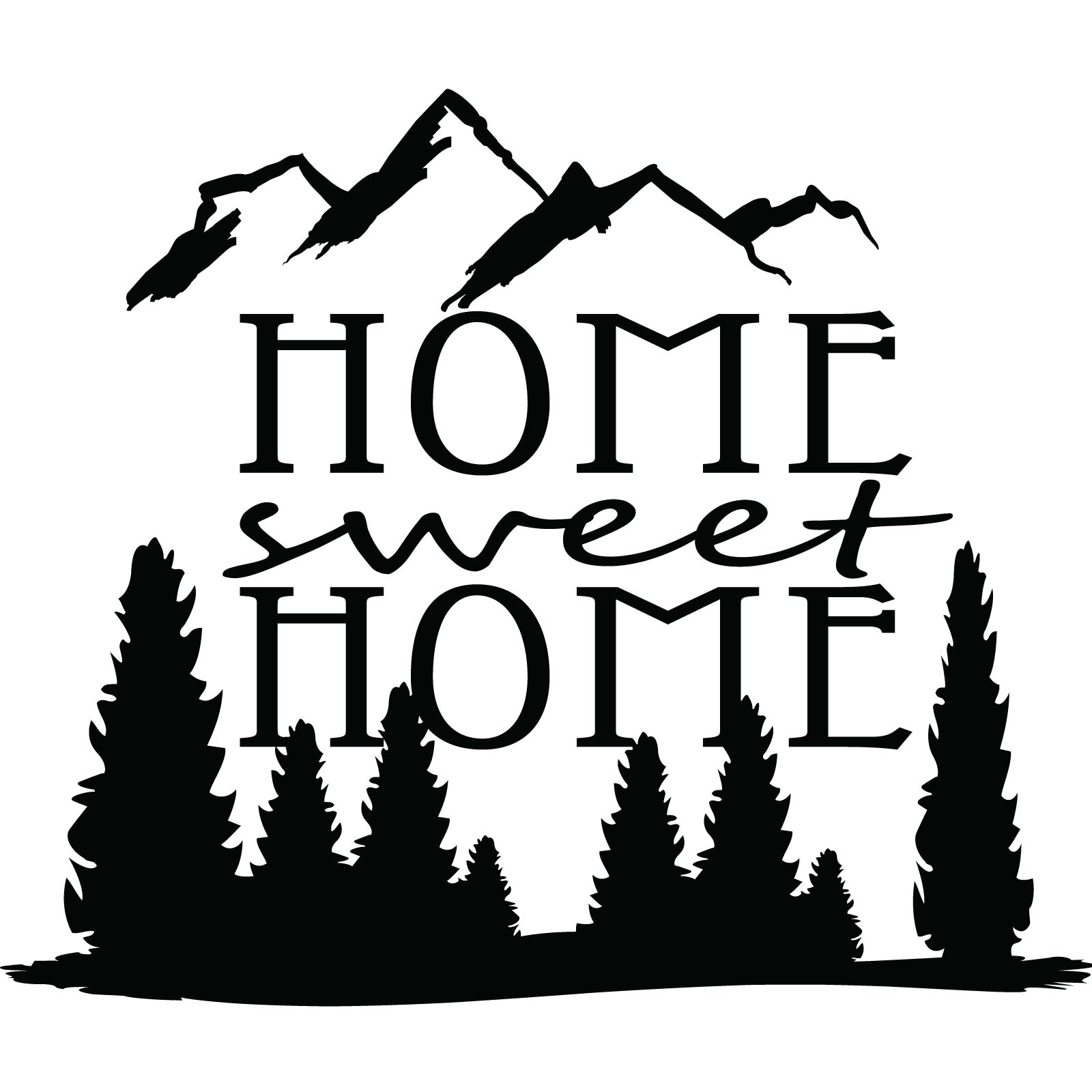 Logo Home Sweet Home Clipart