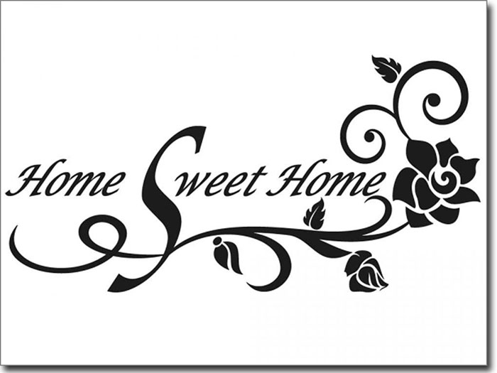 Home Sweet Home Logo Clipart  - Home Sweet Home Clipart