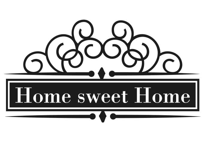 Home Sweet Home Logo Home Swe - Home Sweet Home Clipart