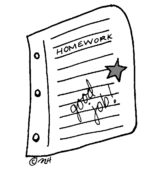 Girl homework clipart free im