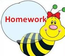homework girl clipart